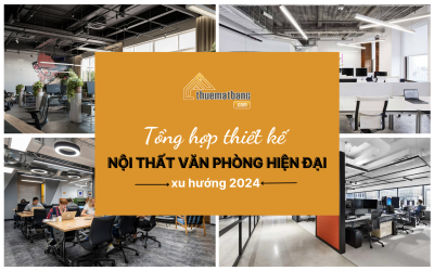 Tổng hợp thiết kế nội thất văn phòng hiện đại xu hướng 2024