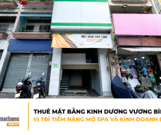 Thuê mặt bằng Kinh Dương Vương Bình Tân – vị trí tiềm năng mở spa và kinh doanh dịch vụ