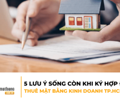 5 Lưu ý sống còn khi ký hợp đồng thuê mặt bằng kinh doanh TP.HCM 2026