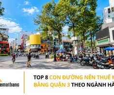 Top 8 con đường nên thuê mặt bằng quận 3 theo ngành hàng