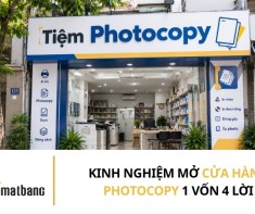 Kinh nghiệm mở cửa hàng photocopy 1 vốn 4 lời