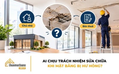 Ai chịu trách nhiệm sửa chữa khi mặt bằng bị hư hỏng?