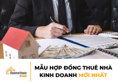 Mẫu hợp đồng thuê nhà kinh doanh mới nhất