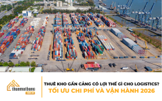 Thuê kho gần cảng có lợi thế gì cho logistics? Tối ưu chi phí và vận hành 2026