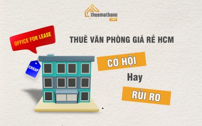 Thuê văn phòng giá rẻ HCM: Cơ hội hay rủi ro?