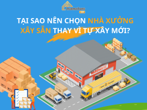 Tại sao nên chọn nhà xưởng xây sẵn thay vì tự xây mới?