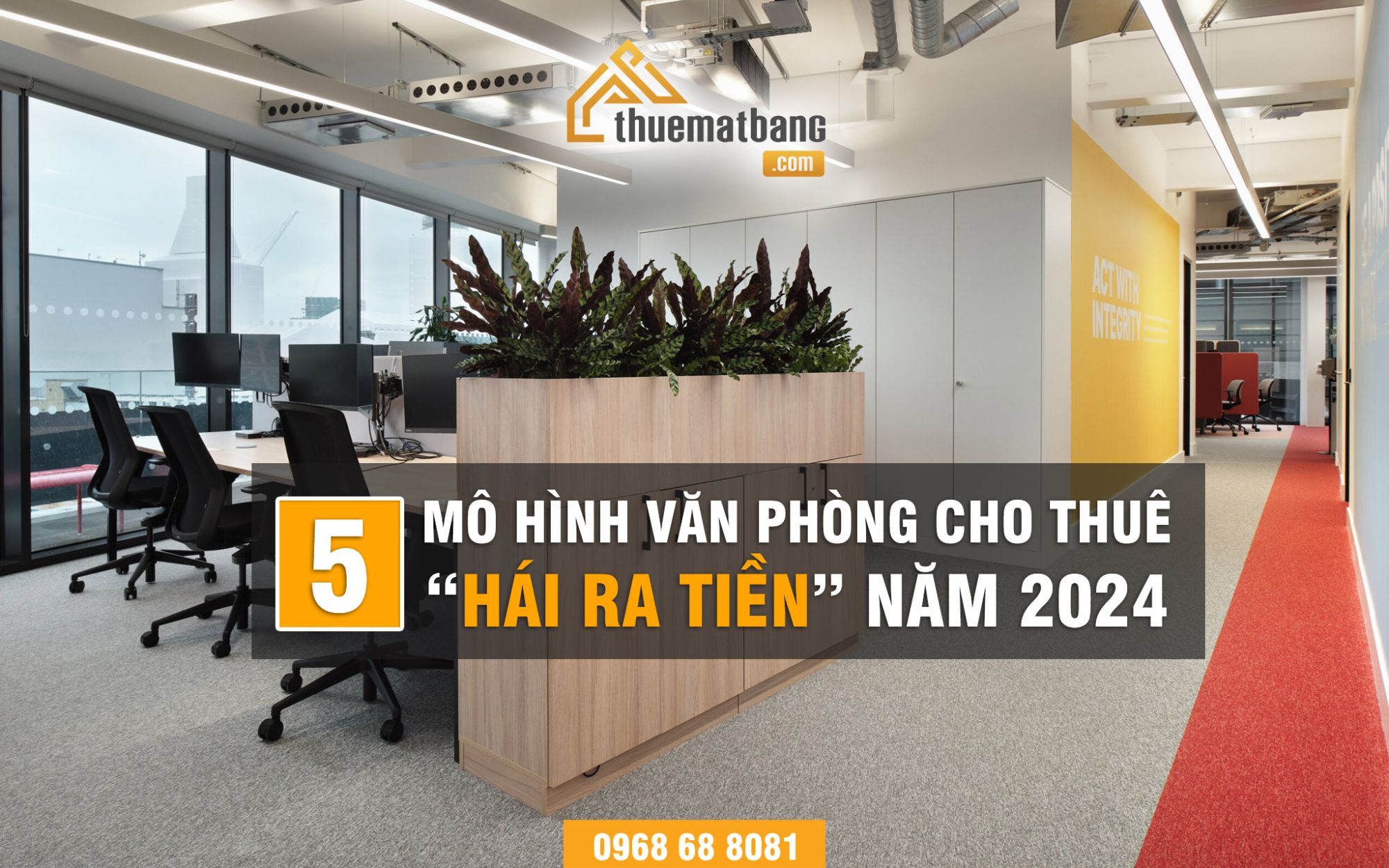 5 mô hình văn phòng cho thuê