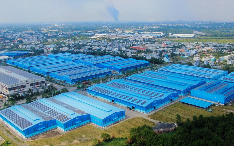 Hạ tầng công nghiệp Long An được đầu tư đồng bộ, phù hợp nhu cầu sản xuất hiện đại.