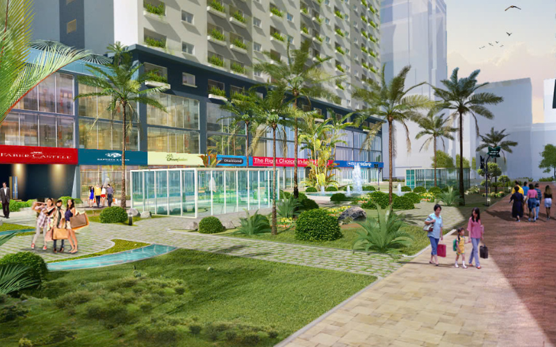 Không gian trung tâm thương mại Phú Thọ DMC