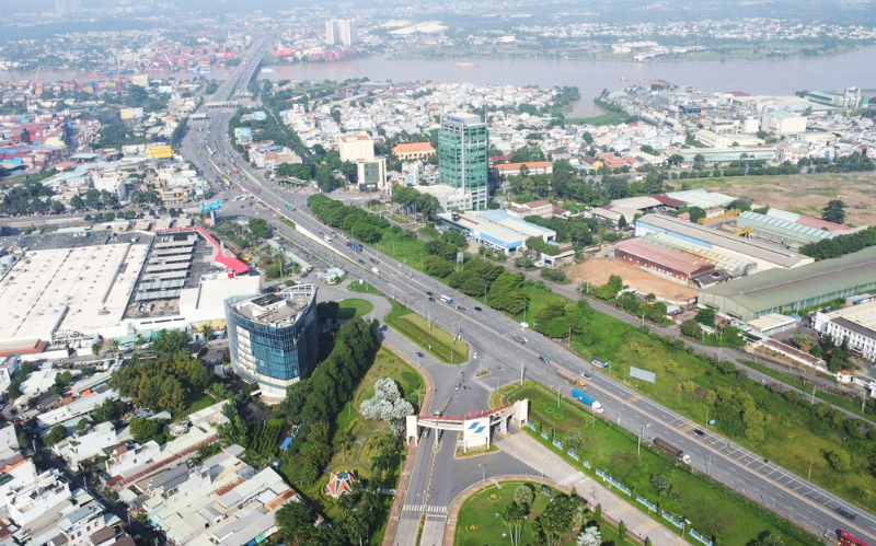 Các tuyến đường xung quanh khu vực KCN Hố Nai liên tục được nâng cấp