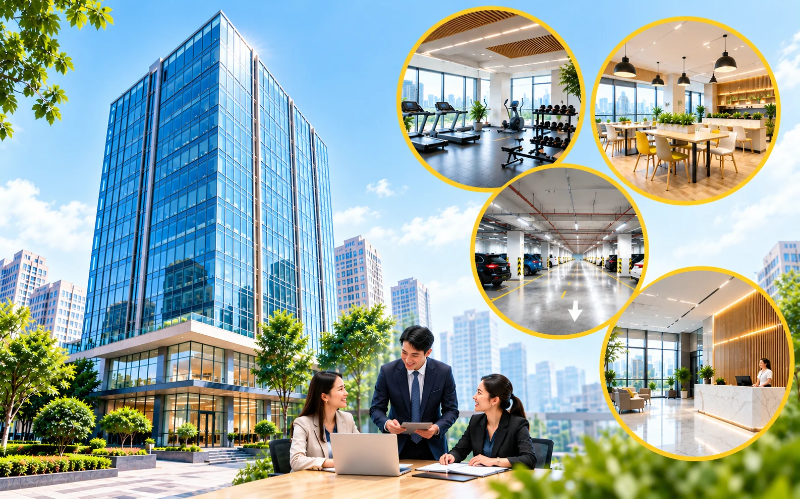 Hệ thống tiện ích bên trong tòa nhà văn phòng