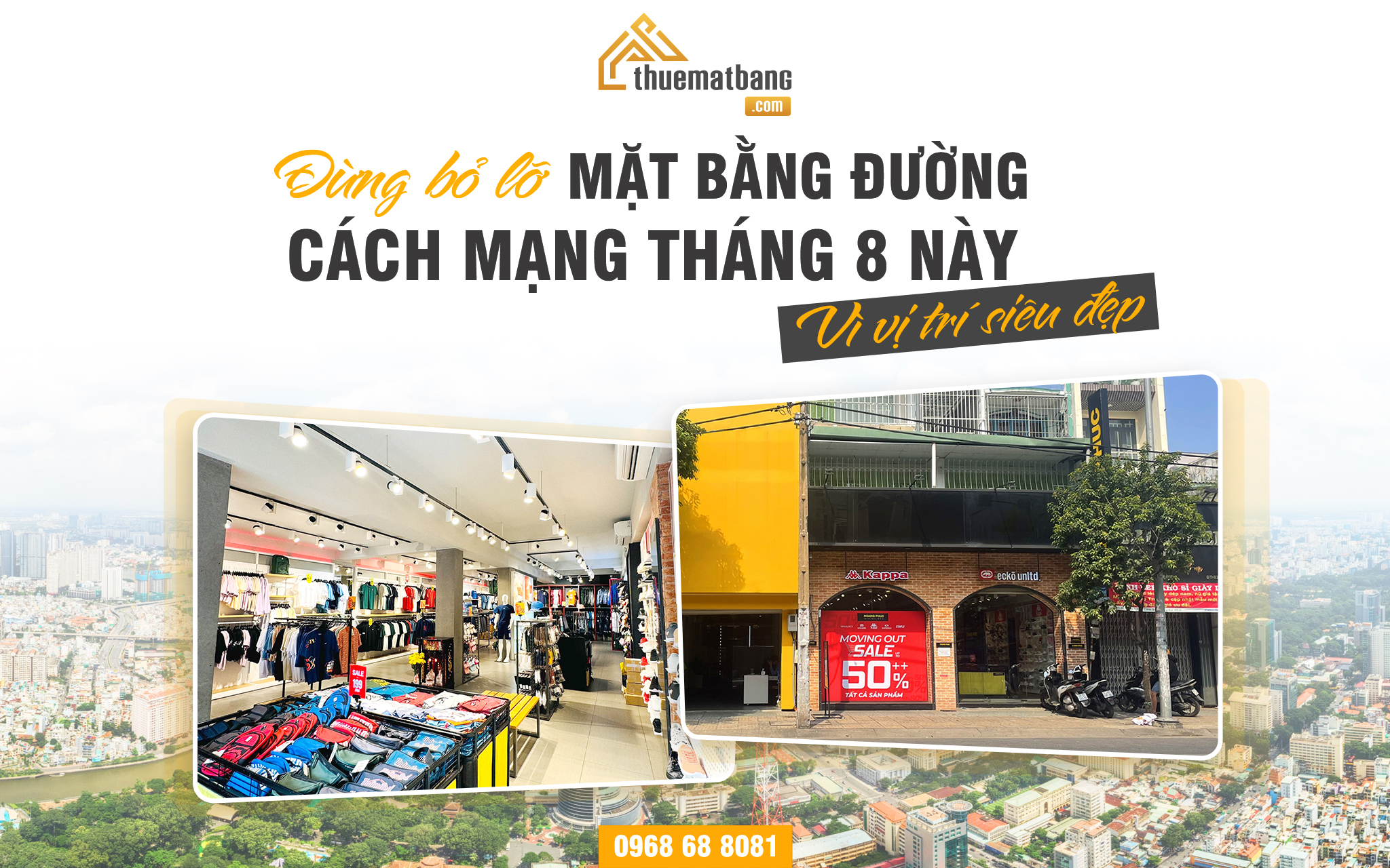 Mặt bằng vị trí đẹp tại đường Cách Mạng Tháng 8