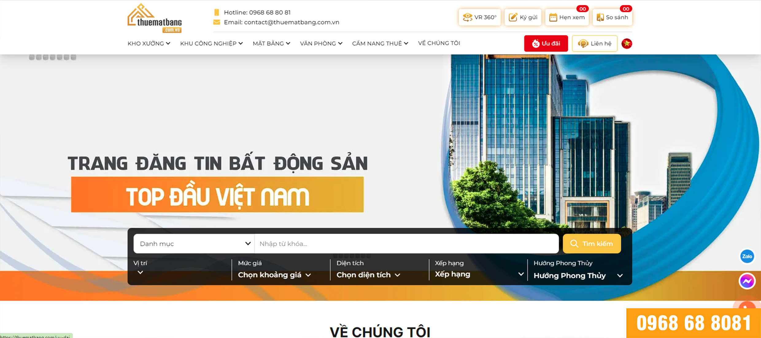 Thuematbang.com đơn vị ký gửi nhà đất uy tín