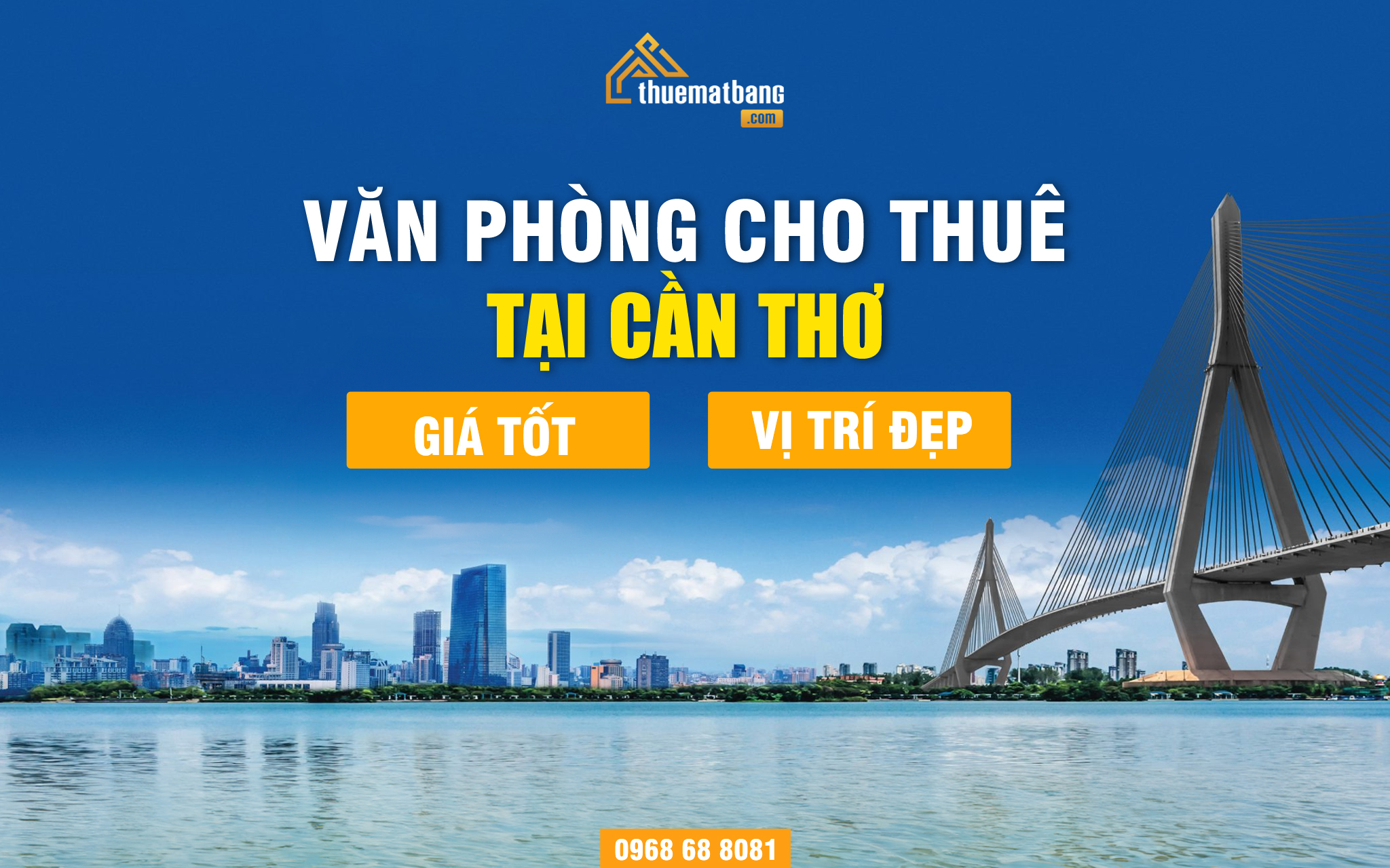 Văn phòng cho thuê tại Cần Thơ vị trí siêu đẹp