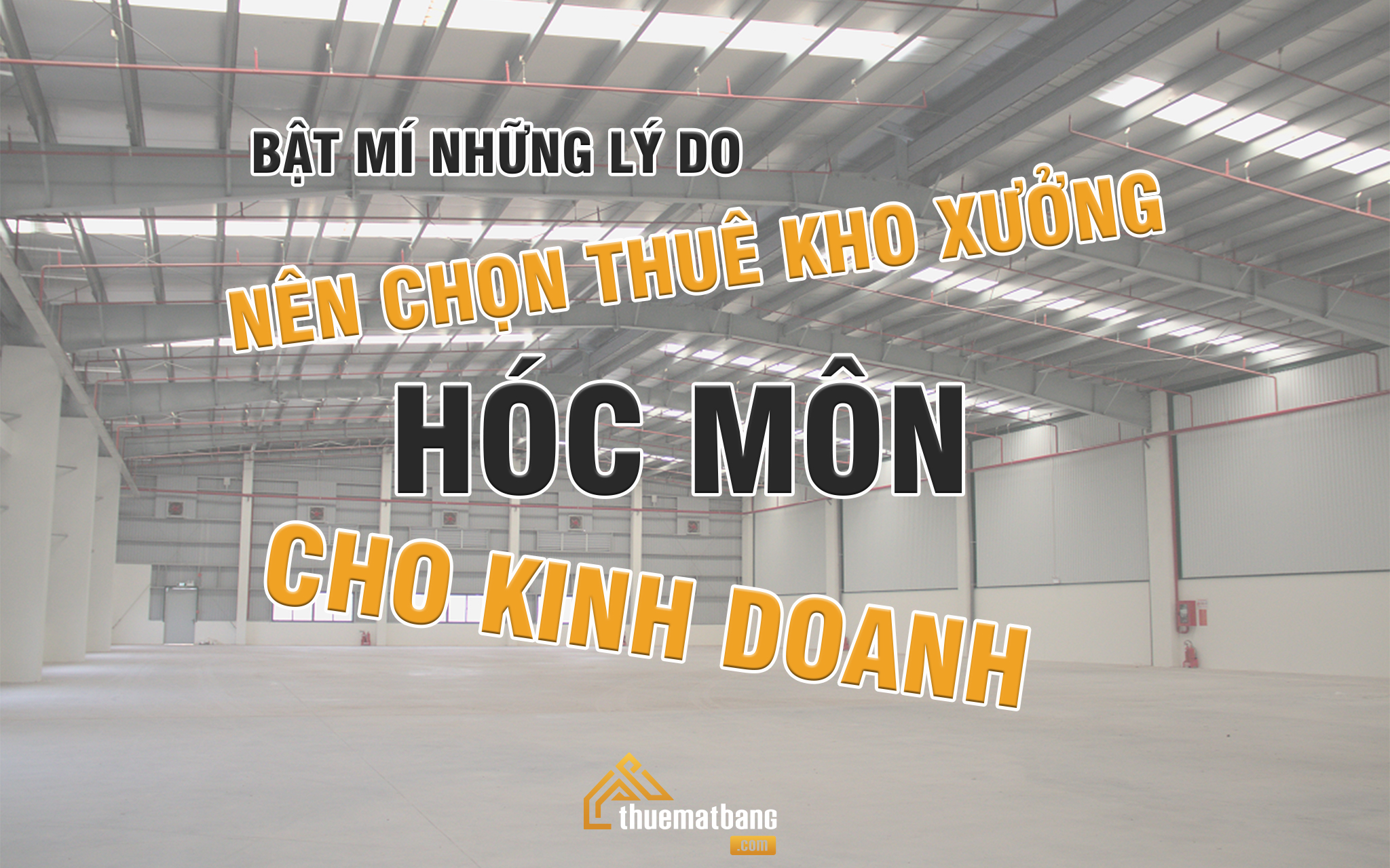 Những lý do nên chọn thuê kho xưởng Hóc Môn cho kinh doanh