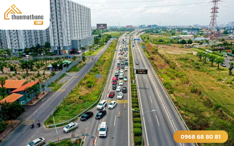 Giao thương thông qua cao tốc Long Thành - Dầu Giây khi thuê kho xưởng Đồng Nai