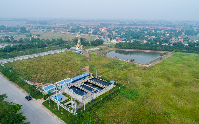 Nhà máy cung cấp nước sạch cho khu công nghiệp Thủ Thừa