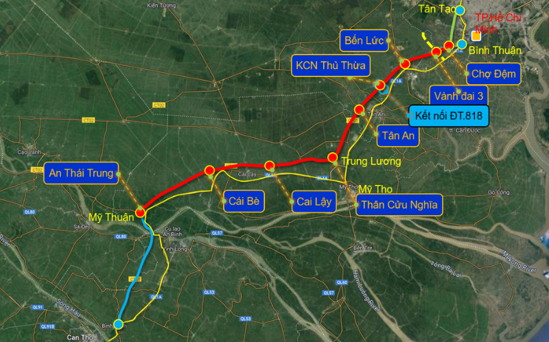 Vi trí Khu công nghiệp Thủ Thừa - Long An
