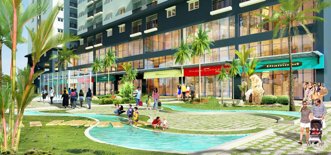 Quy mô mặt bằng kinh doanh tại trung tâm thương mại Phú Thọ DMC