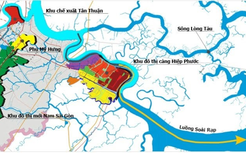 Vị trí chiến lược cảng Sài Gòn - Hiệp Phước